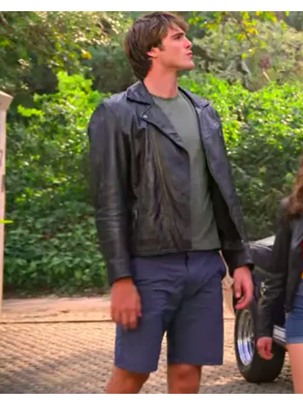 The Kissing Booth 3 Jacob Elordi Black Leather Jacket