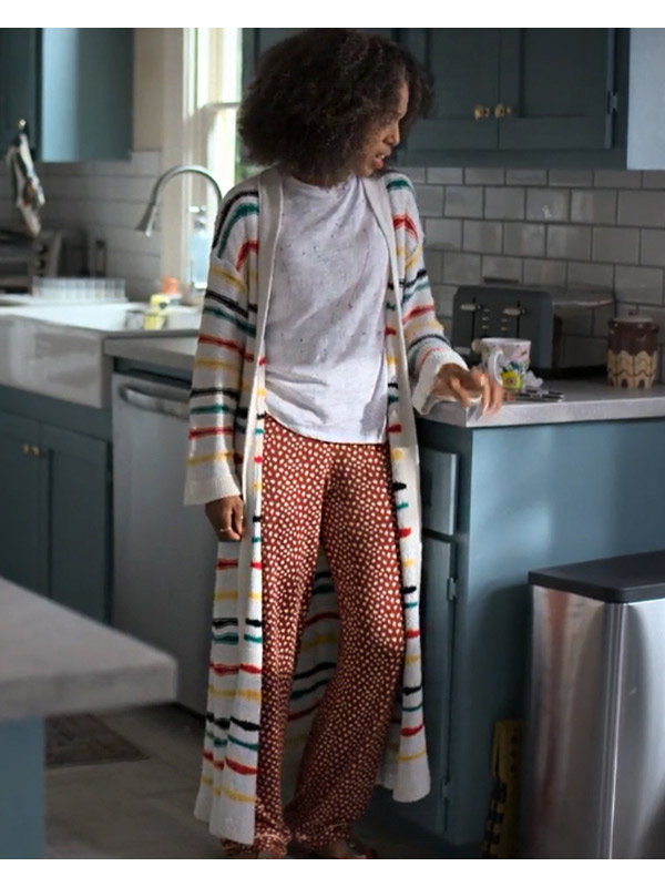 Unprisoned Kerry WashingtonMulticolor Long Cardigan