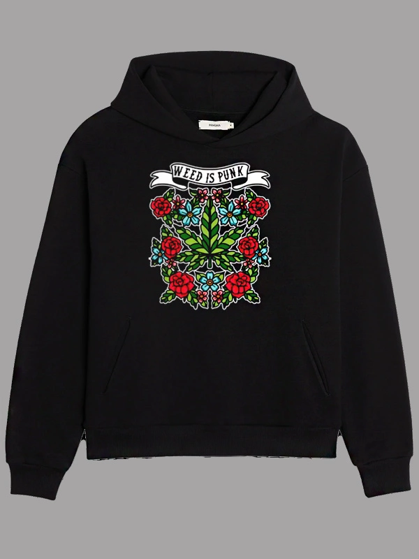 Weed is Punk Hoodie