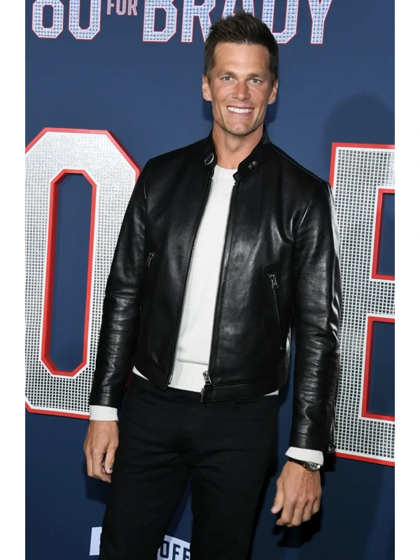 80 for Brady Tom Brady Leather Jacket - Jackerts Junction