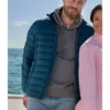 A Pinch of Portugal 2023 Luke Mitchell Blue Puffer Jacket