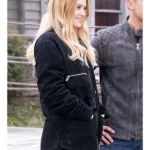 Beautiful Disaster 2023 Virginia Gardner Black Jacket