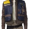 Captain Cassian Andor Star Wars Rogue One Blue Vest