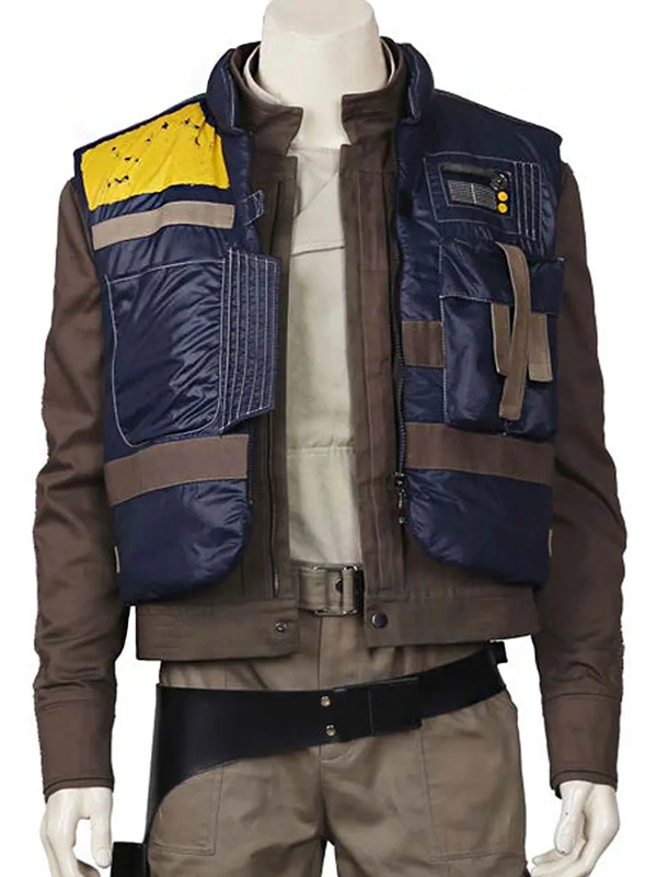 Captain Cassian Andor Star Wars Rogue One Blue Vest