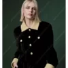 Chevalier 2023 Lucy Boynton Black Velvet Coat