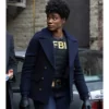 FBI S05 Katherine Renee Kane Blue Peacoat