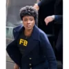 FBI S05 Tiffany Wallace Blue Peacoat