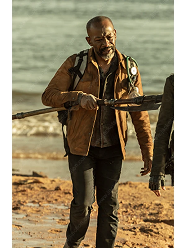 Fear the Walking Dead S08 Lennie James Brown Jacket