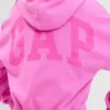 Gap Pink Cropped Hoodie