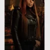 Ghost Mary J. Blige Black Leather Jacket