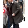 Jeremy Strong Succession S04 Gray Coat