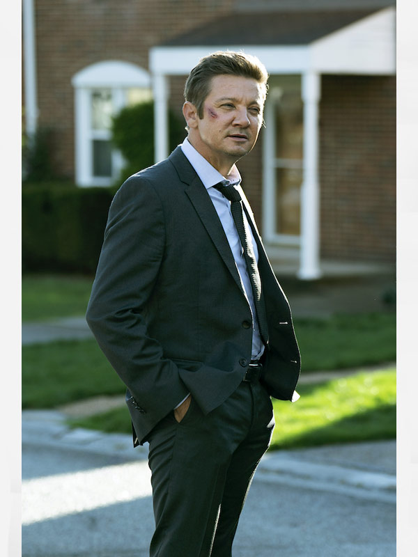 Mayor Of Kingstown S02 Jeremy Renner Gray Suit