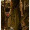 Murder Mystery 2 Jennifer Aniston Suede Leather Biker Jacket