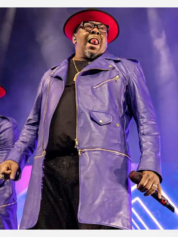 New Edition Legacy On Tour Purple Coat