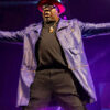 New Edition Legacy On Tour Purple Leather Coat