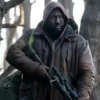 Nonso Anozie Sweet Tooth Distressed Brown Leather Coat