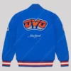 OVO New York Knicks October’s Very Own Blue Varsity Jacket