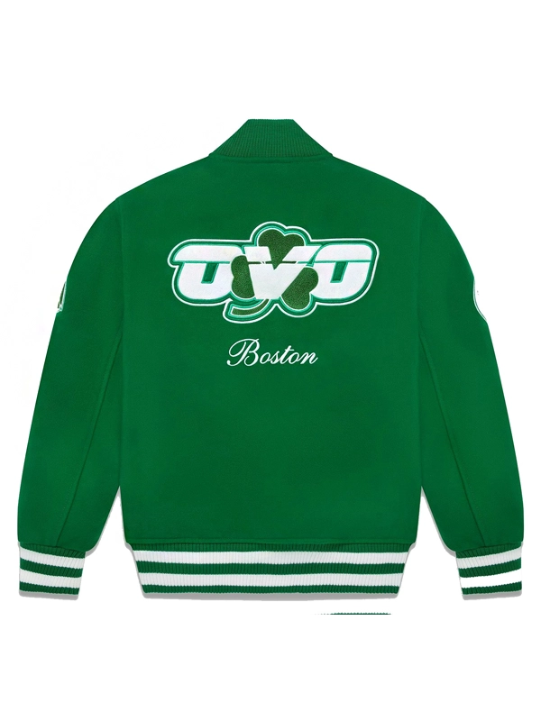 OVO X NBA BOSTON CELTICS GREEN VARSITY JACKET