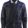 Picard Black Leather Jacket