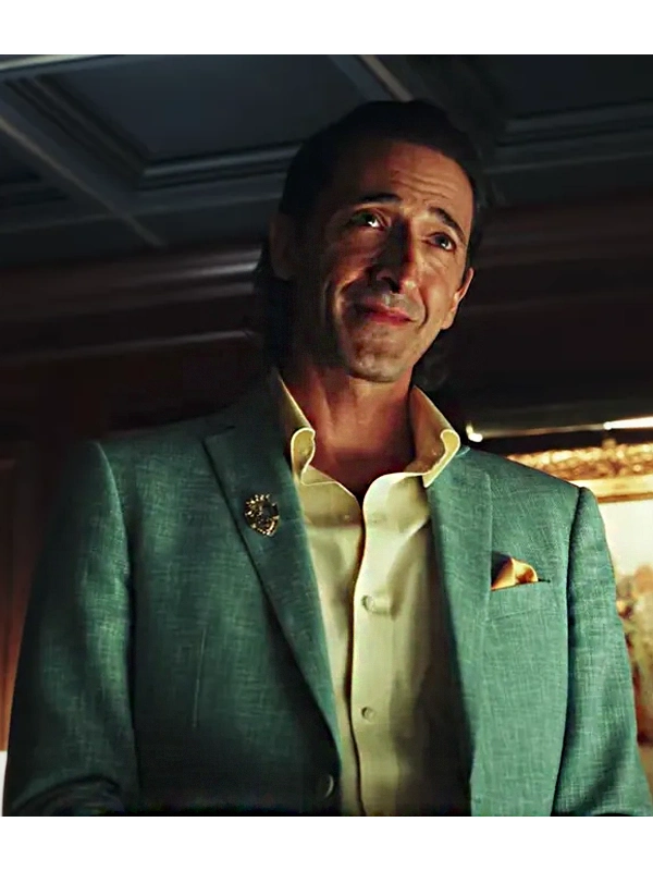 Sterling Frost Jr. Poker Face 2023 Adrien Brody Blazer