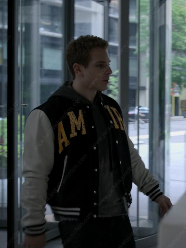 Power Book II Ghost S02 Brayden Weston Letterman Jacket