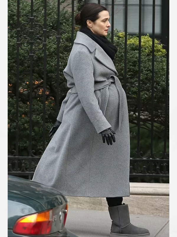 Rachel Weisz Dead Ringers 2023 Grey Coat