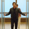 Rob Lowe Unstable Black Bomber Jacket