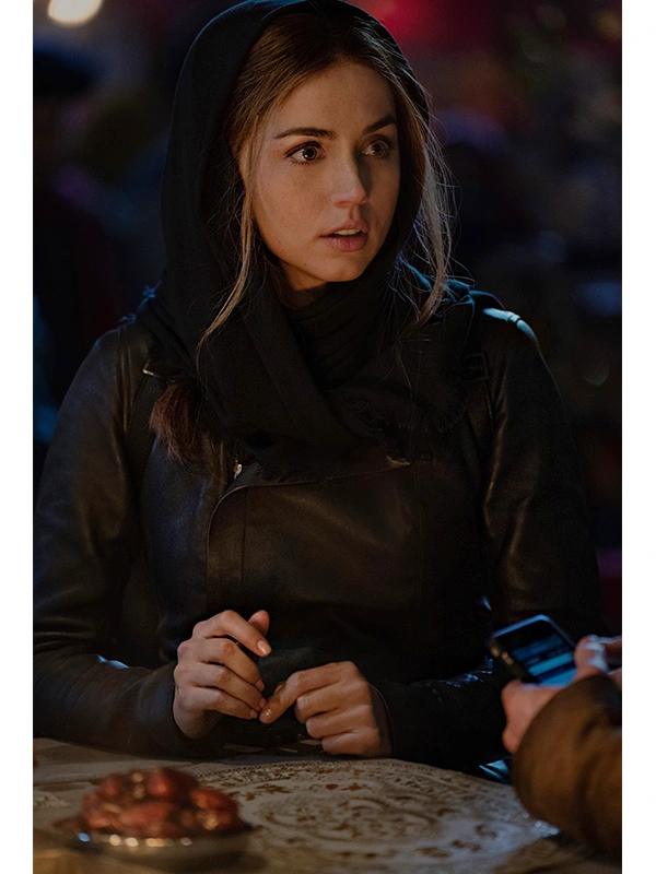 Sadie Rhodes Ghosted 2023 Black Leather Jacket