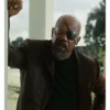 Samuel L. Jackson The Marvels 2023 Brown Coat