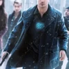 Simulant 2023 Robbie Amell Black Coat