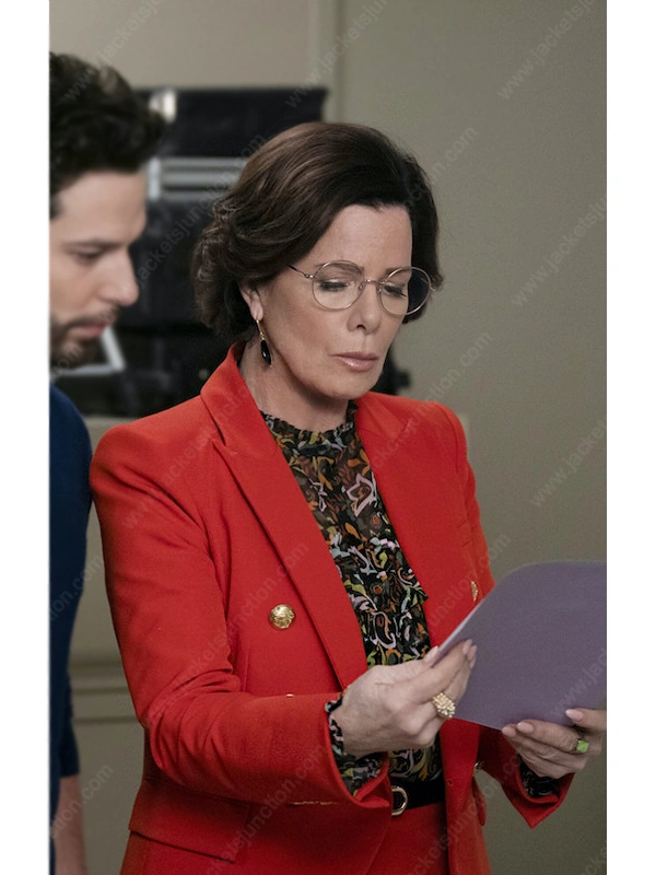 So Help Me Todd Marcia Gay Harden Red Blazer