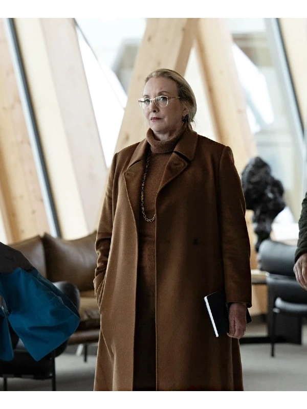 Succession S04 Gerri Kellman Brown Coat