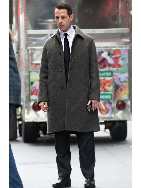 Succession S04 Kendall Roy Gray Coat