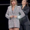 Taylor Swift Eras Tour Silver Sequin Blazer