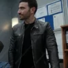 Ted Lasso S03 Roy Kent Black Leather Jacket