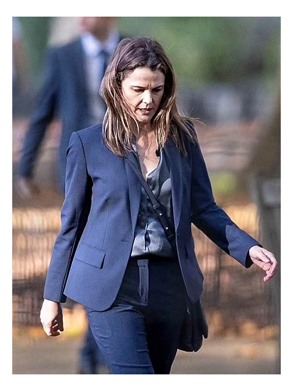 The Diplomat 2023 Keri Russell Blue Suit