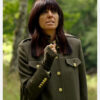 The Traitors Claudia Winkleman Militry Green Coat