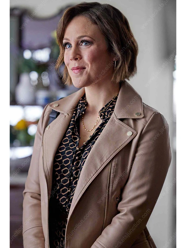 The Wedding Cottage 2023 Vanessa Doyle Leather Jacket