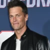 Tom Brady 80 for Brady Black Leather Jacket