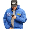 drew maple leafs puffer jacket