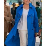 Book Club The Next Chapter Sharon Blue Trench Coat