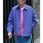 Bupkis 2023 Pete Davidson Purple Jacket