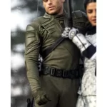 Citadel S01 Richard Madden Green Leather Jacket