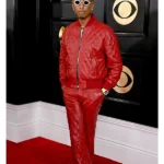 Grammys Awards 2023 Pharell Williams Red Tracksuit