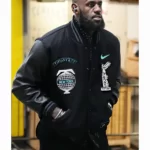 Lebron James Black Varsity Jacket