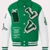 Mens Louis Vuitton Green Varsity Jacket