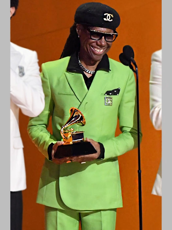 Nile Rodgers Grammys 2023 Green Blazer