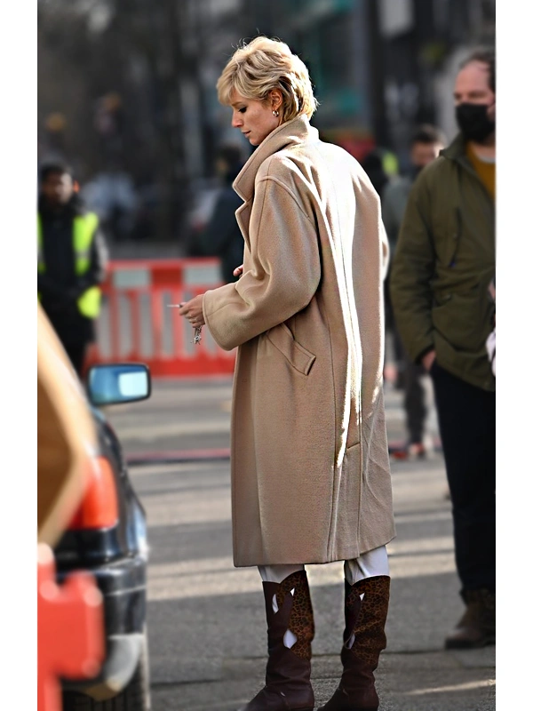 Princess Diana The Crown S05 Beige Long Coat