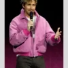 Ryan Gosling Pink Suede Jacket