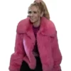 Ted Lasso Keeley Jones Pink Fur Jacket